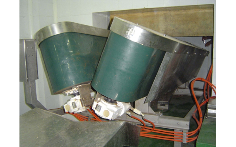 V tpye stunning machine